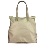 Prada Vintage Beige Nylon Top Handle Bag