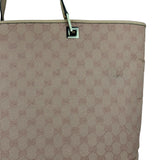 Gucci Vintage Pink Canvas Large Tote Bag