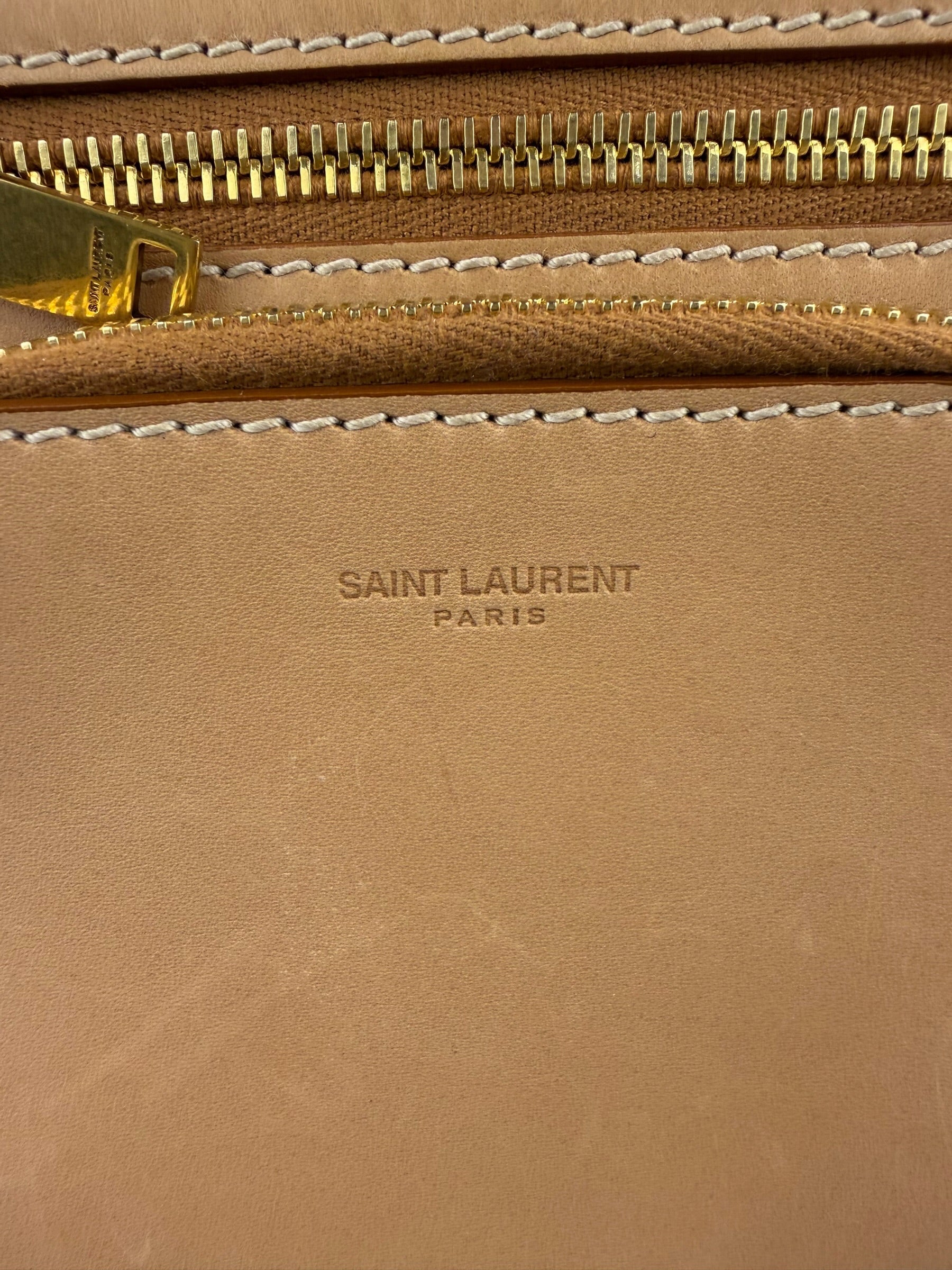 Yves Saint Laurent Beige Crossbody Pouch