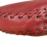 Christian Dior Red Leather Ethnic Hobo Bag