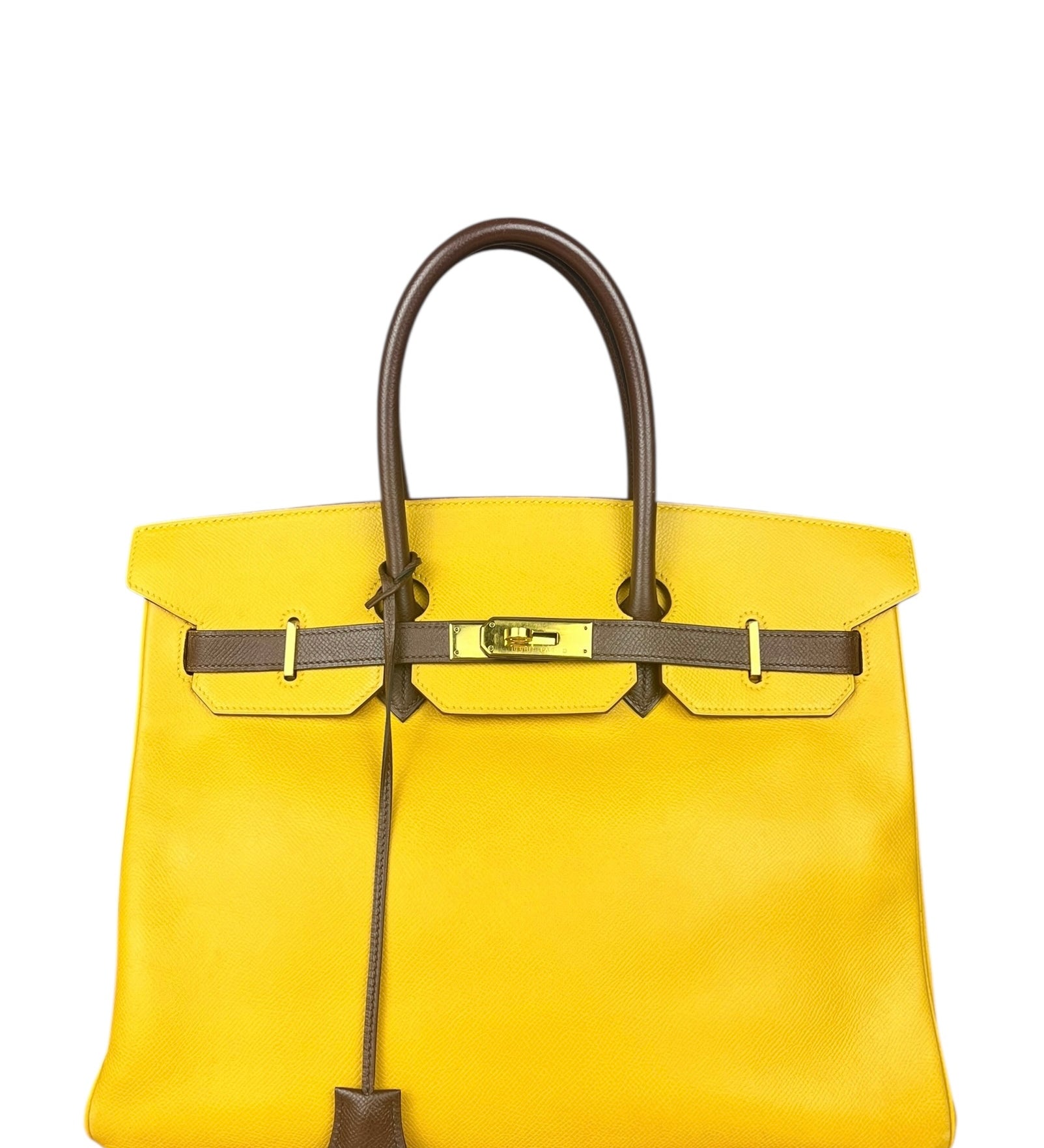 Hermes Birkin 35 Cushvel Havana x Jaune