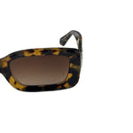 Off-White Tortoiseshell Rectangular C/O The Sun Sunglasses