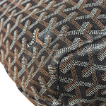 Goyard Brown/Black Leather Boheme Hobo Bag