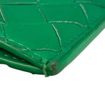 Bottega Veneta Green Intrecciato Card Holder