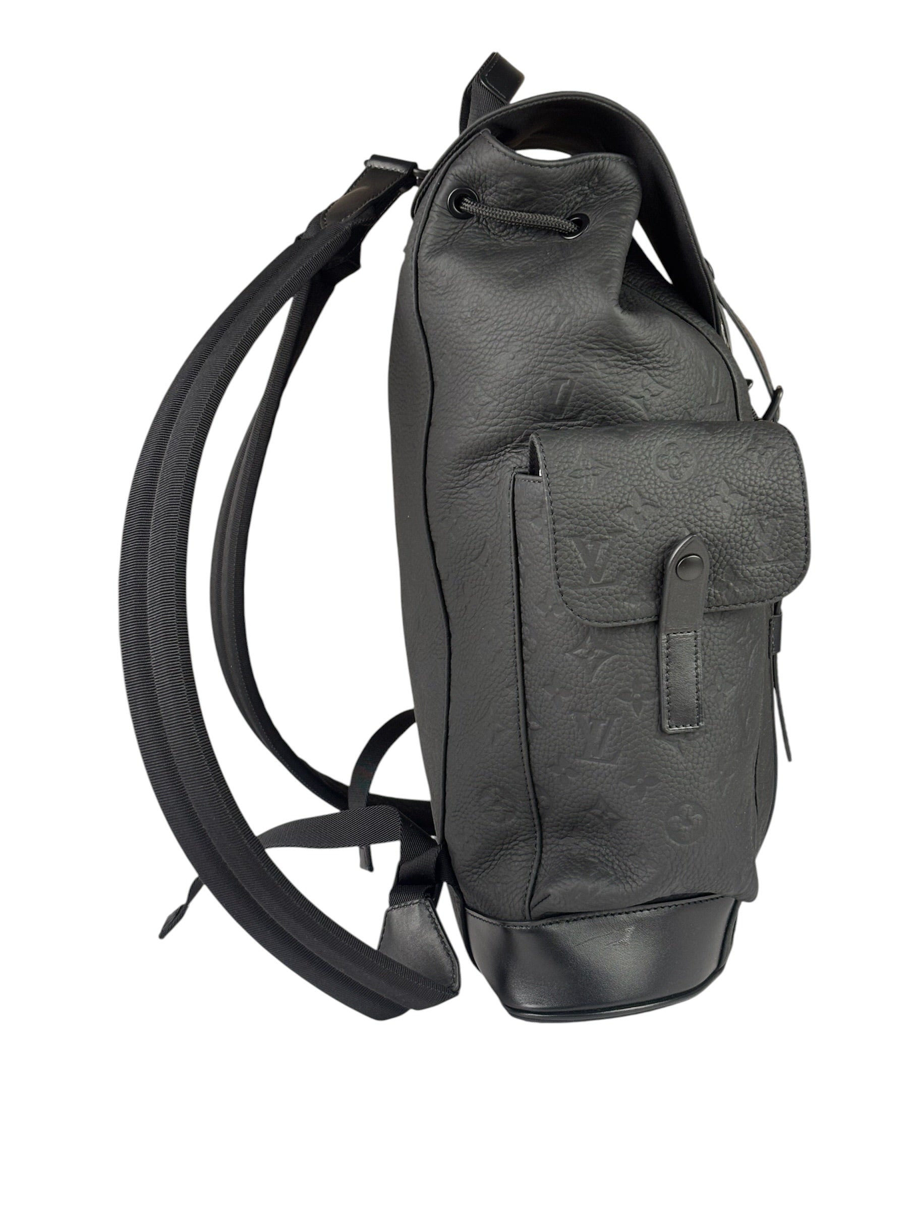 Louis Vuitton Monogram Taurillon Christopher MM Backpack