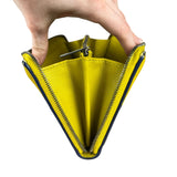 Bottega Veneta Large Intreccio Long Zip Wallet Yellow