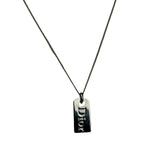 Christian Dior Silver-Tone Pendant Necklace