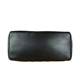 Chanel Black Quilted Leather Chain Shoulder Tote '94-'96