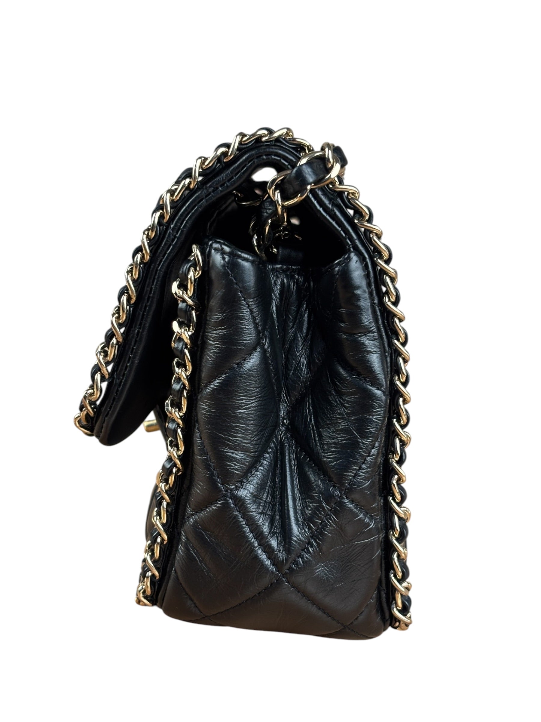 Chanel Black Quilted Leather Flap Bag 2019