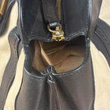 Chloe Beige/Black Leather Alice Satchel/Tote Bag