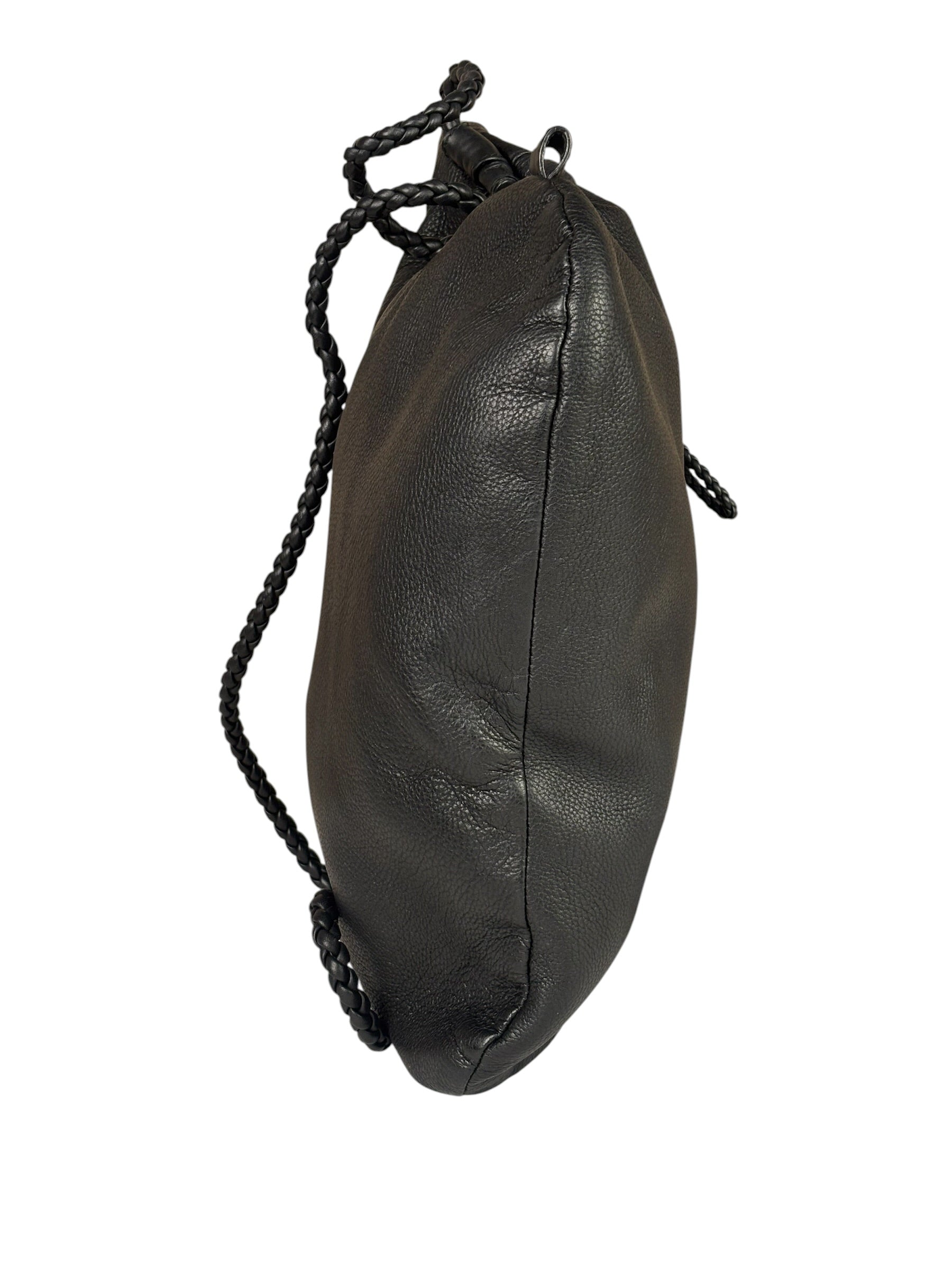 Gucci Black Leather Slouchy Hobo Bag