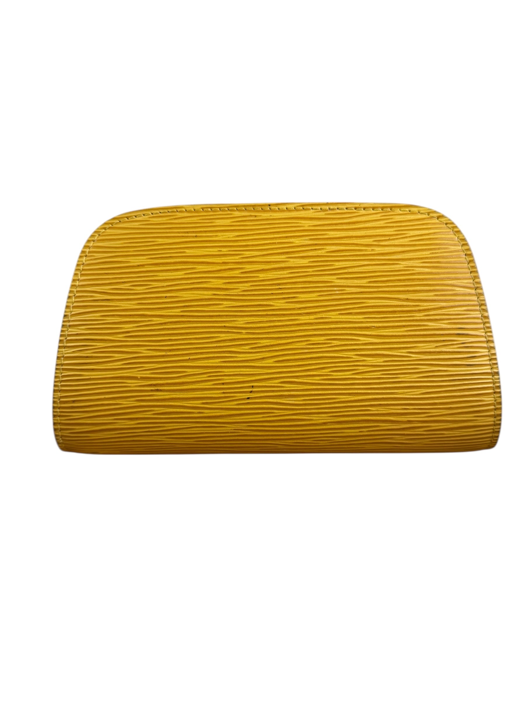 Louis Vuitton Yellow Epi Pouch