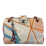 Chanel Map of Paris Quilted Print CC Chain Handbag 2005