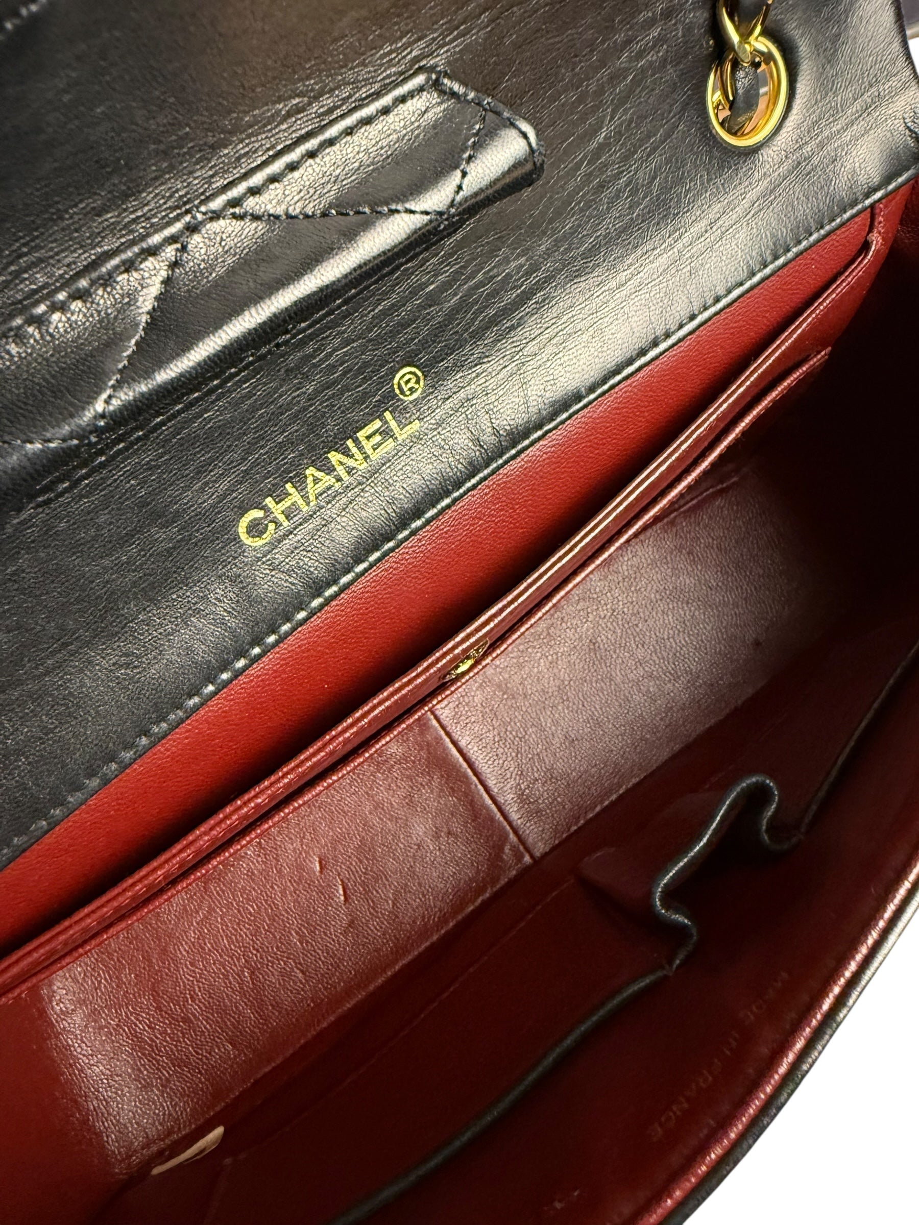 Chanel Quilted Flap Bag Black 1989