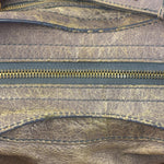 Balenciaga Vintage Distressed Purple Leather City Bag