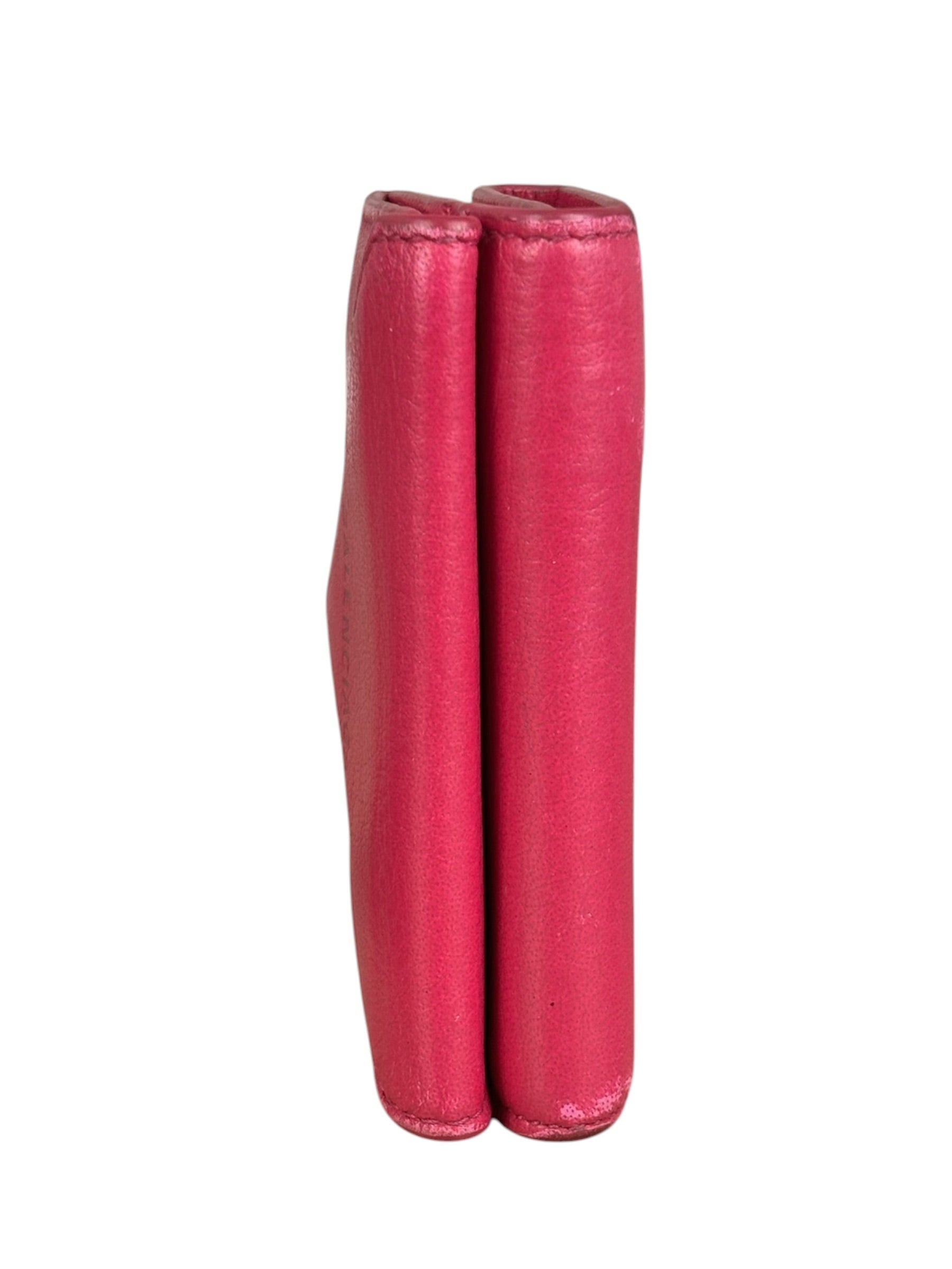 Balenciaga Hot Pink Papier Mini Wallet