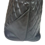 Chanel Black Quilted Leather Ligne Cambon Tote Bag 2004