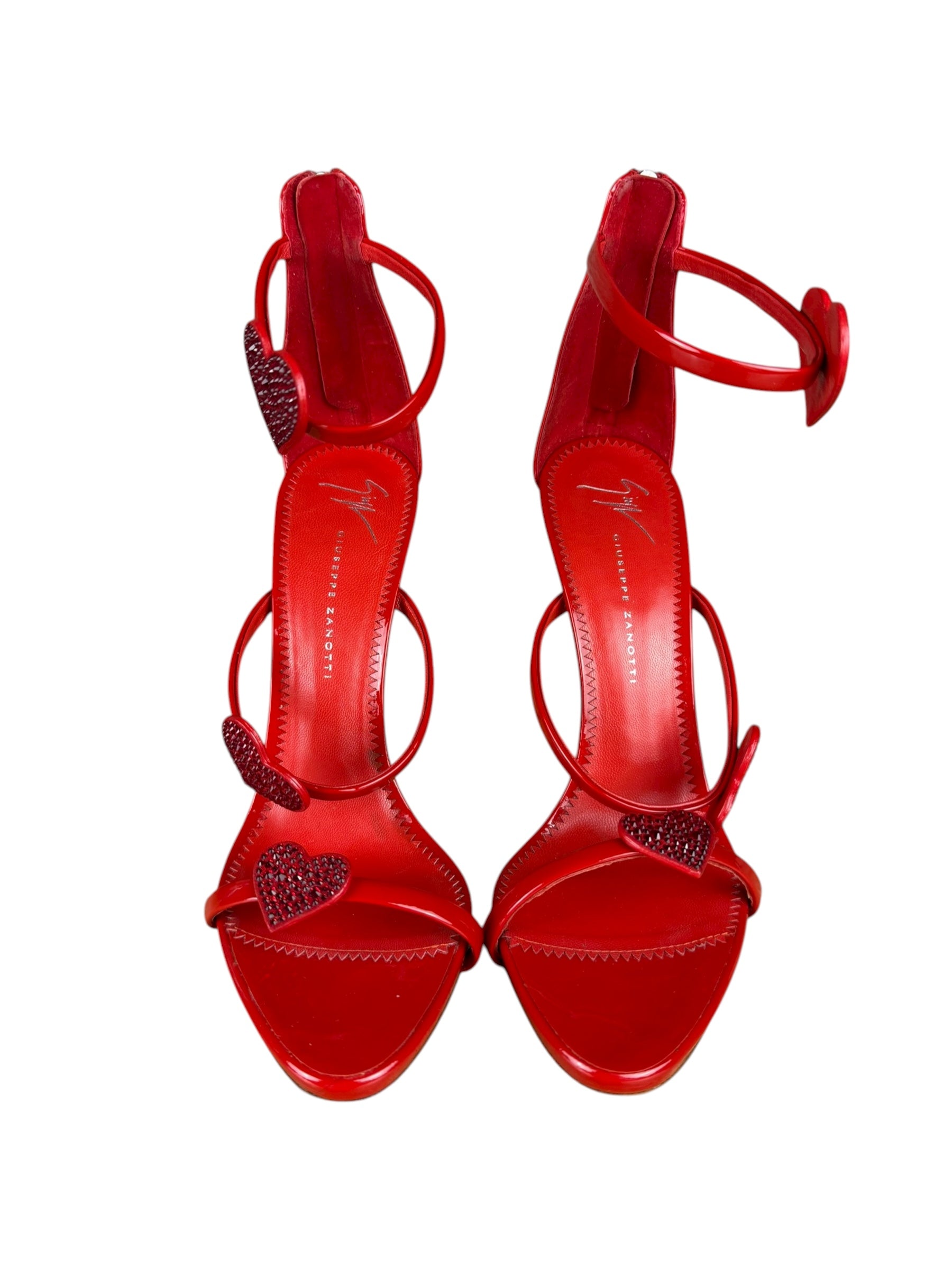 Giuseppe Zanotti Red Heart Heels