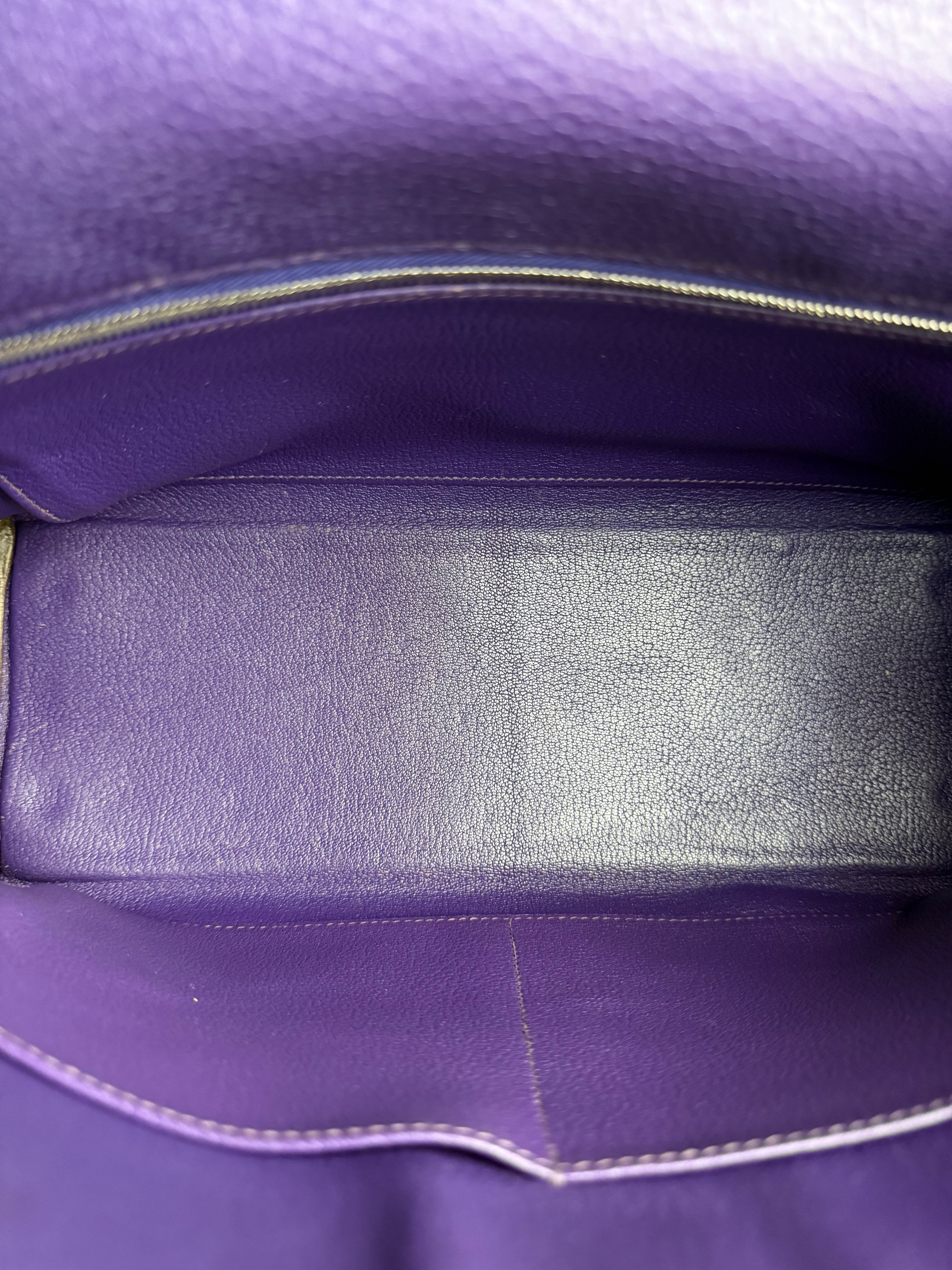 Hermes Togo Kelly II Retourne 32 Ultraviolet 2010