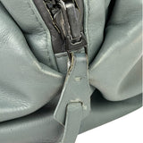 Bottega Veneta Grey Leather Pouch