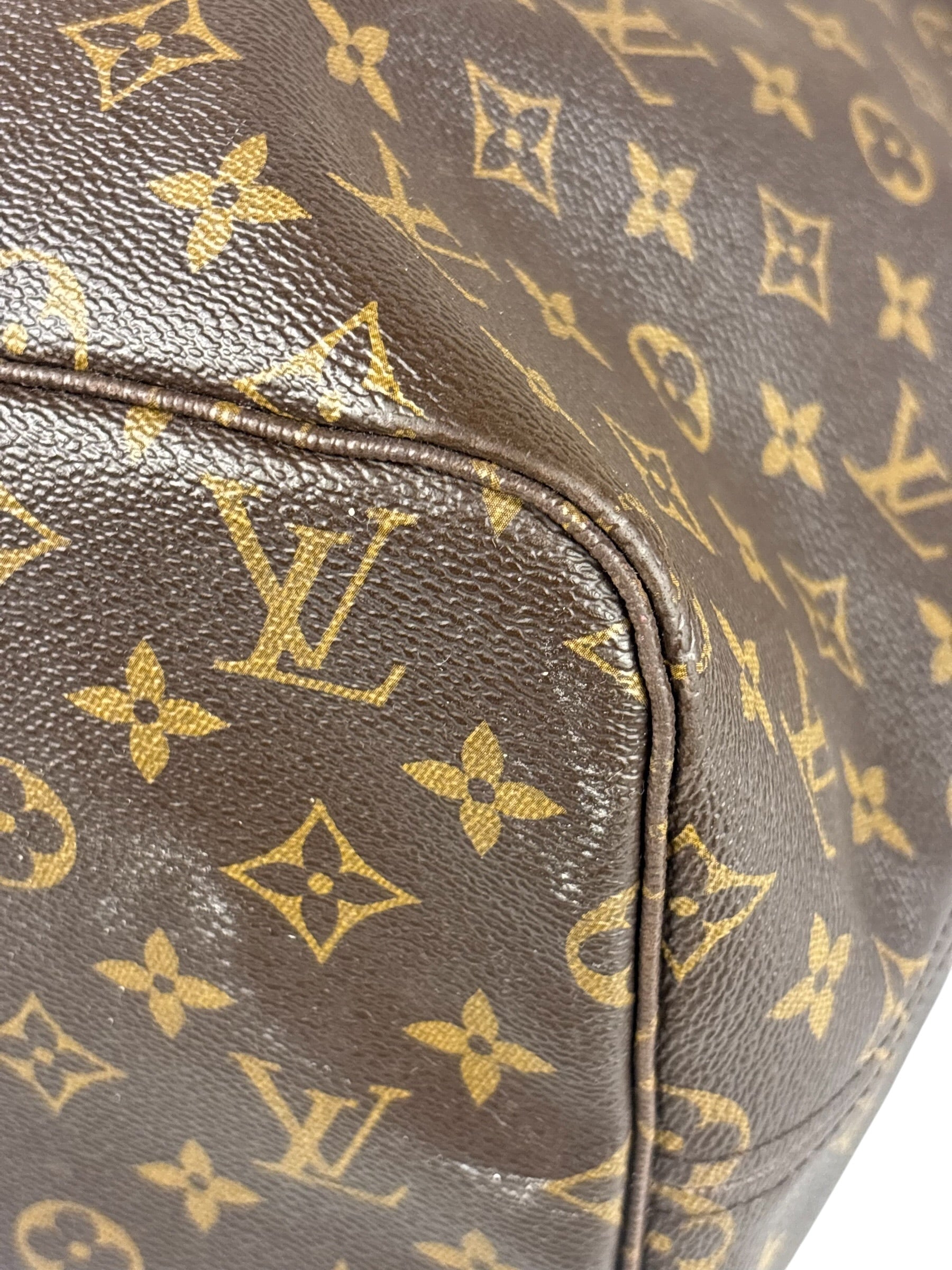 Louis Vuitton Dark Brown Canvas Monogram Neverfull Shoulder Bag PM
