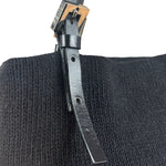 Fendi Black Knit Hobo/Shoulder Bag