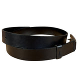 Gucci Black Leather G Buckle Belt