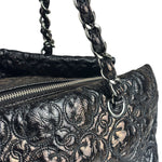 Chanel Black Leather Rock In Moscow Patent Chain Tote Bag 2008