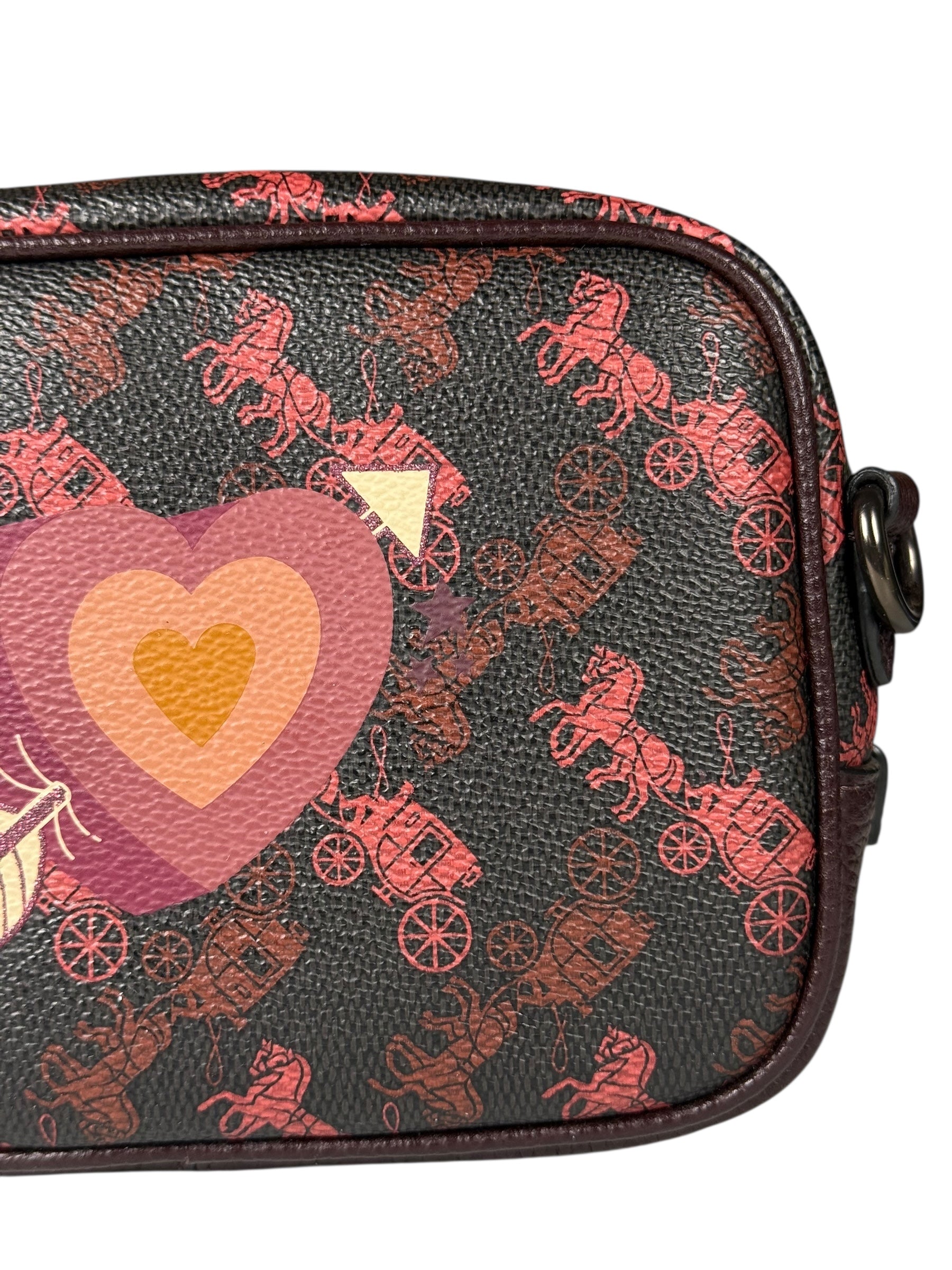 Coach Heartbeat Horse Camer Shoulder Bag