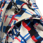 Chanel White-Multi Canvas Airline Printed XXL Travel Flap Bag 2016