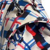 Chanel White-Multi Canvas Airline Printed XXL Travel Flap Bag 2016