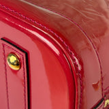 Louis Vuitton Red Vernis Alma BB Handbag