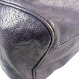 Balenciaga Purple Leather City Two-Way Bag