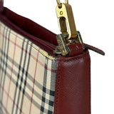 Burberry Vintage House Check Canvas/Leather Shoulder Bag