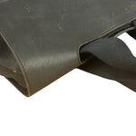 Hermes Black Canvas Leather Valparaiso Handbag