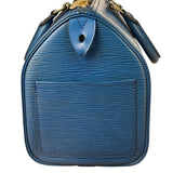 Louis Vuitton Blue Epi Leather Speed 25