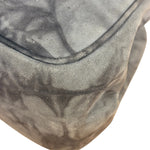Prada Lux Grey Scamosciato Tie Dye Clutch Top Handbag