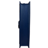 Jacquemus Navy Blue Leather Le Bambino Shoulder Bag