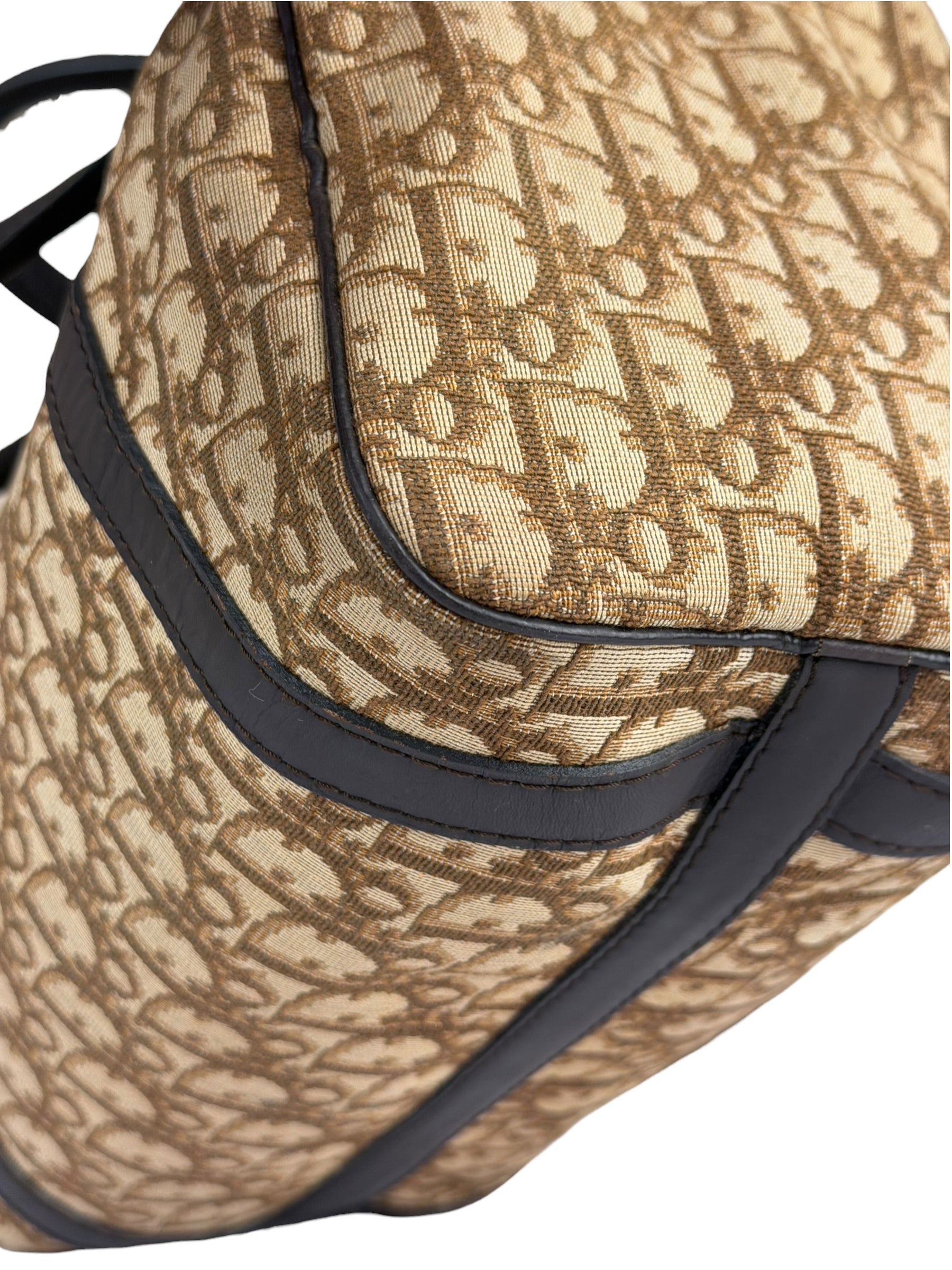 Christian Dior Vintage Brown Trotter Handbag