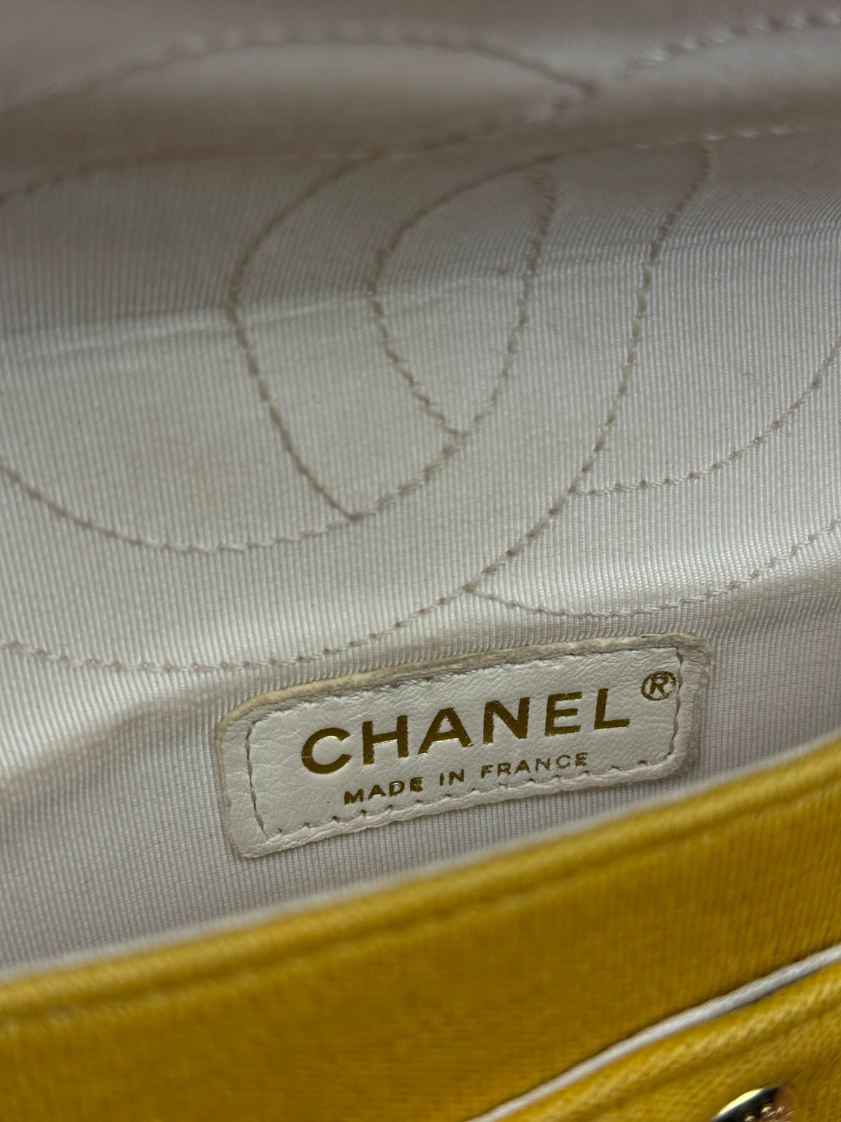 Chanel Crocodile Quilted Jersey Flap Shoulder Bag 2006