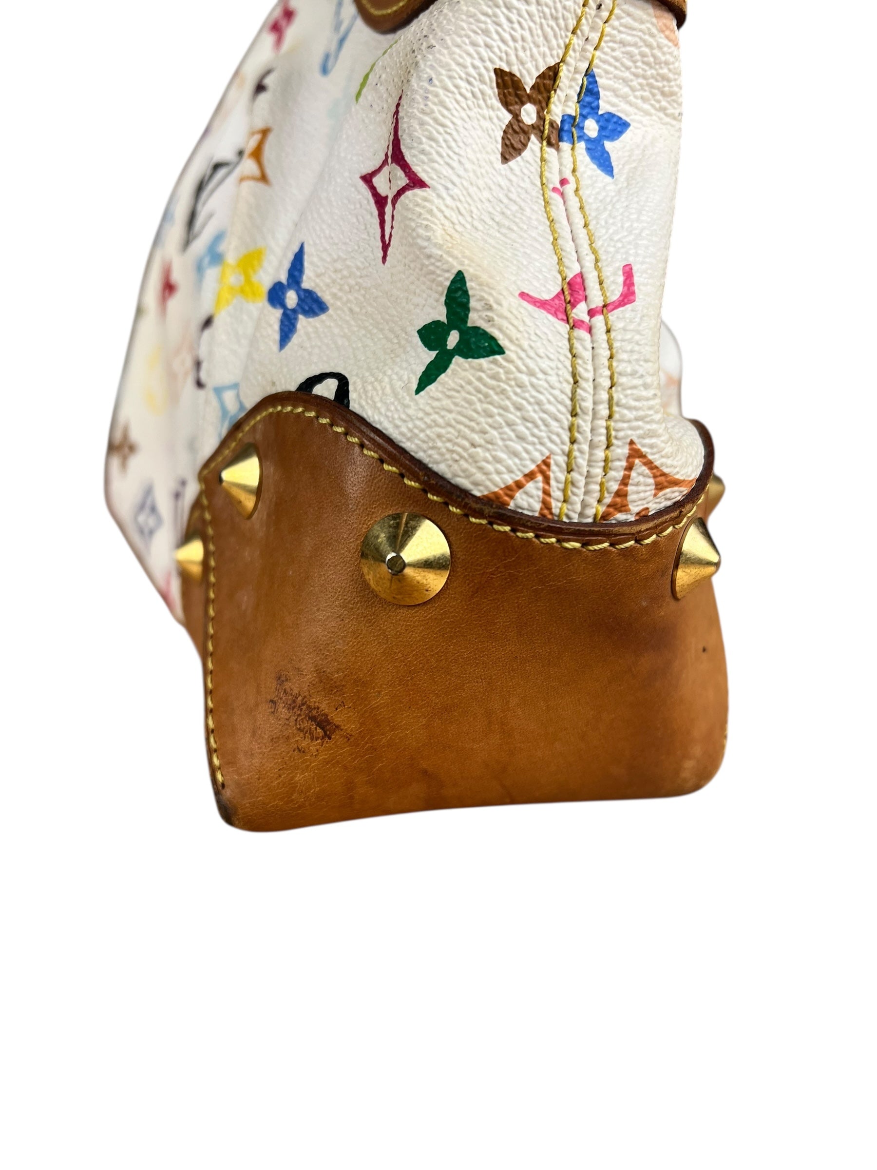 Louis Vuitton White Murakami Judy MM 2Way