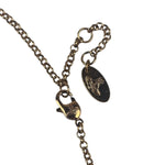 Vivienne Westwood Oval Crystal Stone Medallion Pendant Necklace