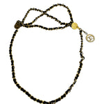 Chanel Leather Chain Strap Belt Black/Gold Tone