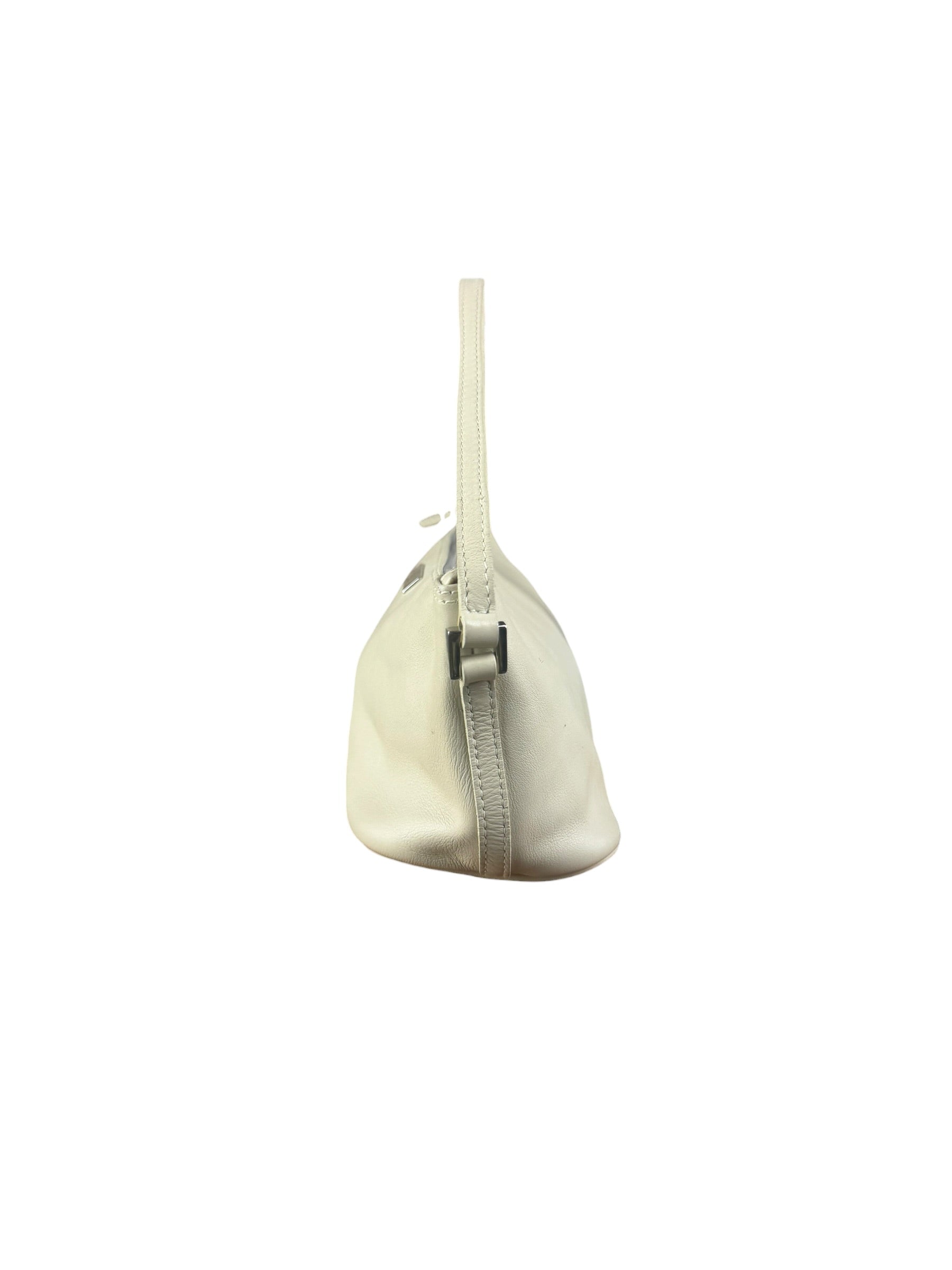 Gucci Off-White Leather Mini Hobo Pochette
