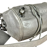 Balenciaga Mini Classic Leather City Bag Grey