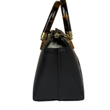 Fendi Black Leather Mini By The Way Boston Bag