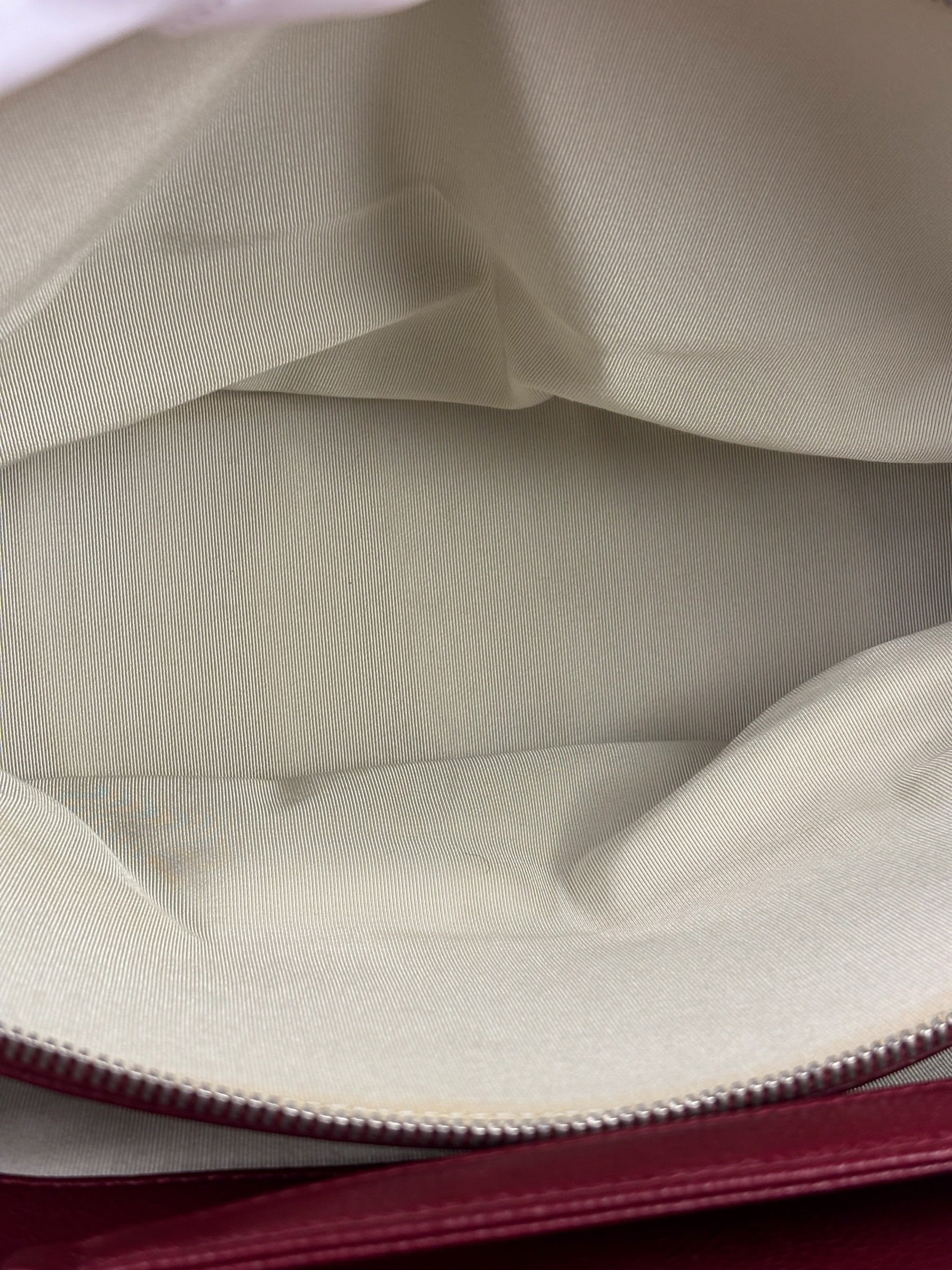 Chanel Burgundy Caviar Quilted Leather Tote 2010