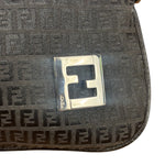 Fendi Vintage Black FF Print Pochette