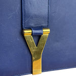 Saint Laurent Chyc Royal Blue Leather Crossbody