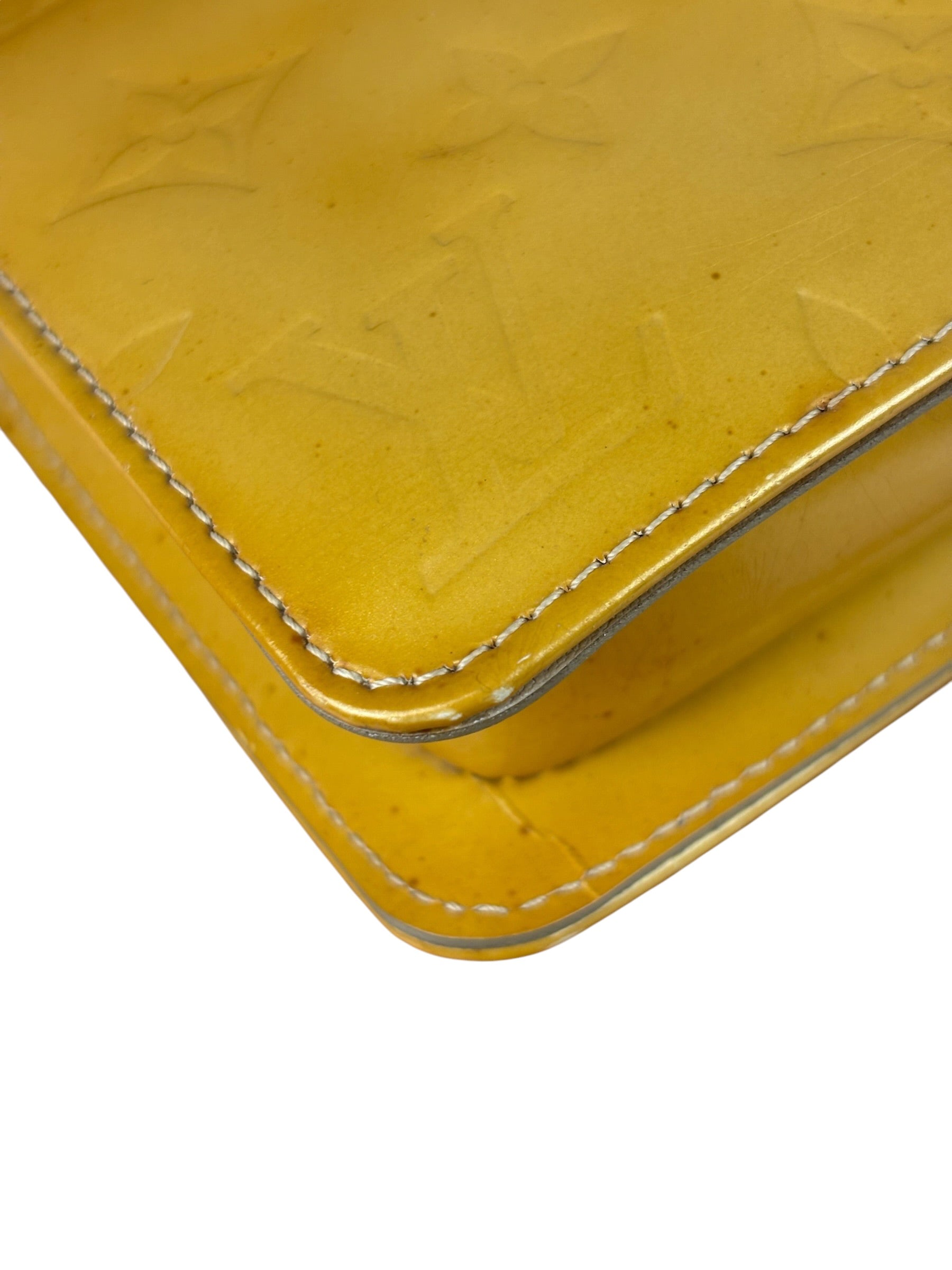 Louis Vuitton Yellow Vernis Lexington Pochette